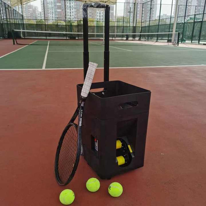 Practice Tennis Ball Machine For Playing And Training, Includes Remote Control