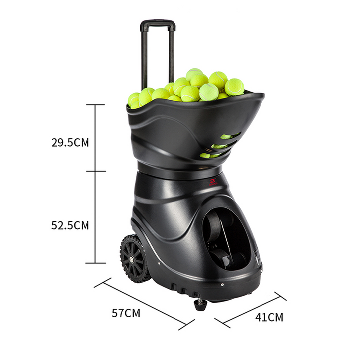 Smart Tennis Ball Training Machine Controlled By Watch